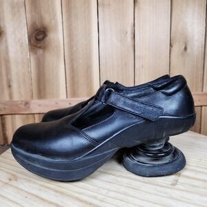 Z-Coil Mary Jane Shoes Womens 6 Black Pain Relief Slip Resistant Comfort